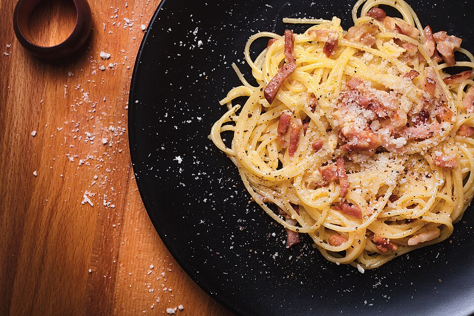 Spaghetti Carbonara featured food
