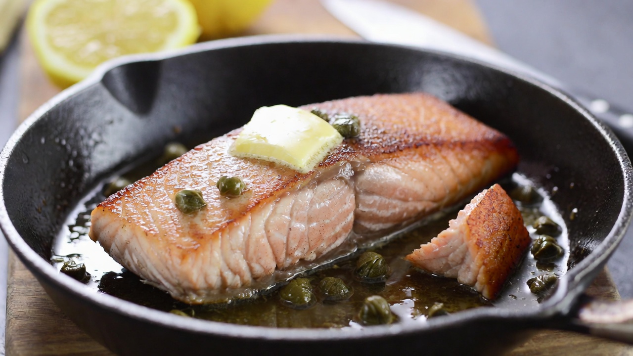 Pan-Seared Salmon + Quick Sauce (Restaurant Vibes at Home)